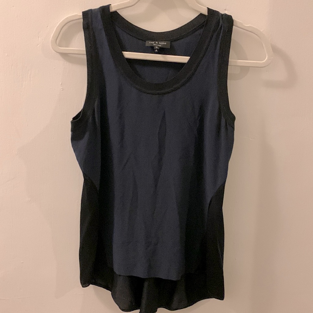 Like New Rag&Bone Sora Scoop Neck Silk/Viscose Top